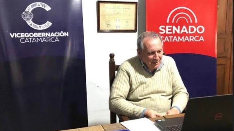 El vicegobernador Dusso, en diálogo con el Senado de la Nación