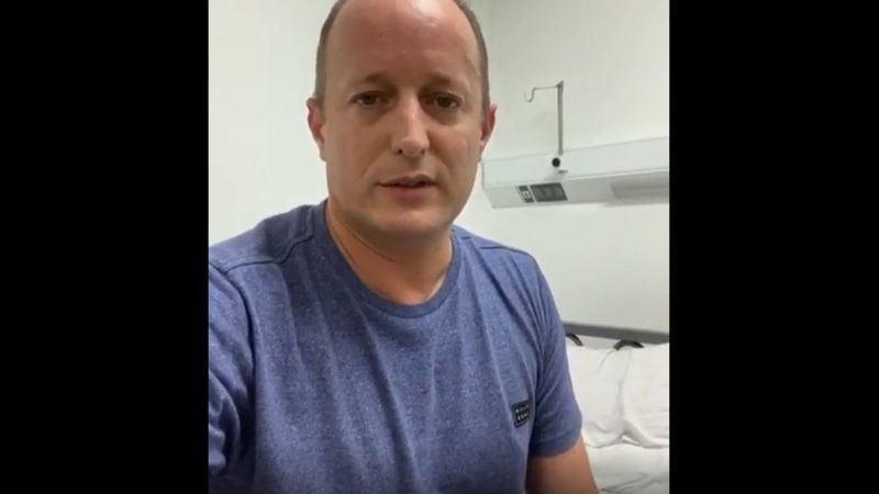 Insaurralde sigue con fiebre y continuará internado