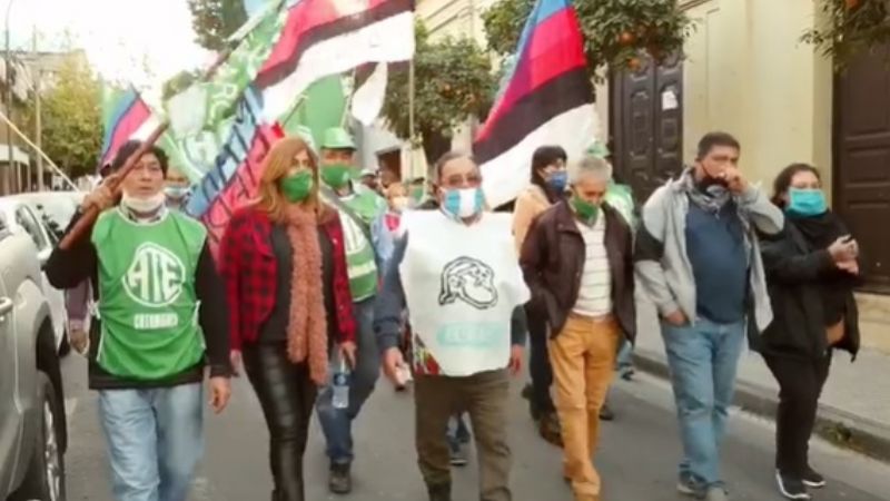 Gremios volvieron a marchar en contra de la reforma del Estado
