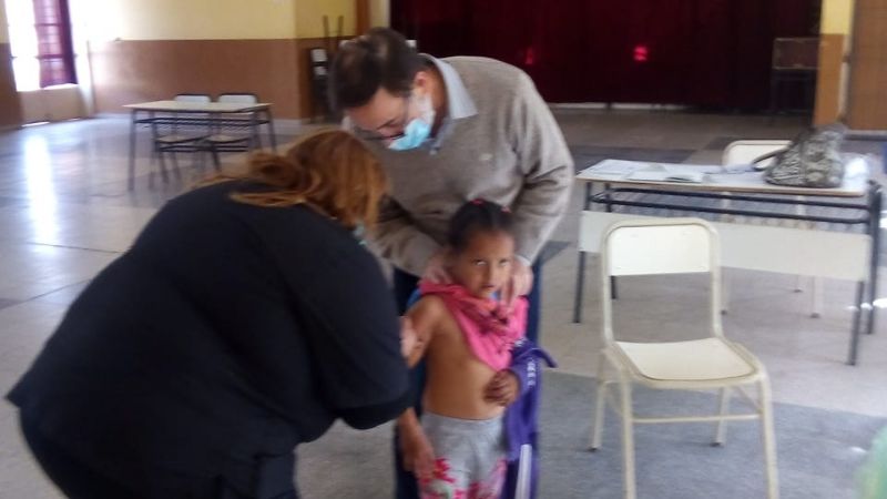 Campaña de vacunación en el norte de la ciudad