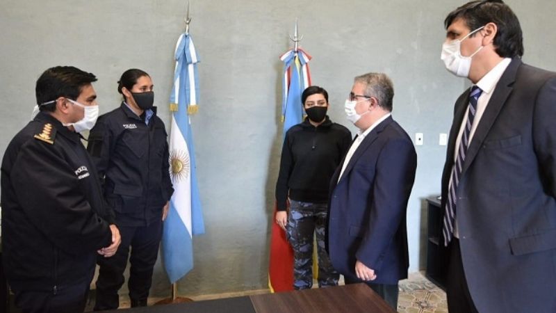 El Gobernador puso en funciones a nuevos agentes de la Policía