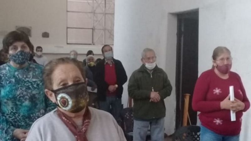 Júbilo religioso en la Casa Natal de Esquiú, en Piedra Blanca