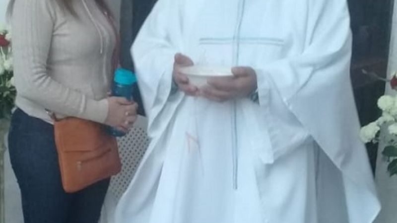 Júbilo religioso en la Casa Natal de Esquiú, en Piedra Blanca