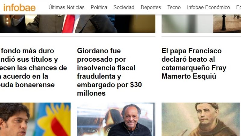 Gran repercusión nacional por la beatificación de Fray M. Esquiú