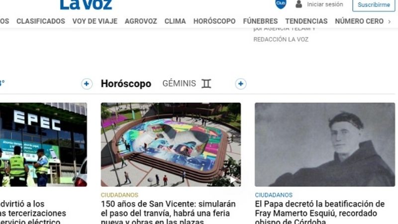 Gran repercusión nacional por la beatificación de Fray M. Esquiú