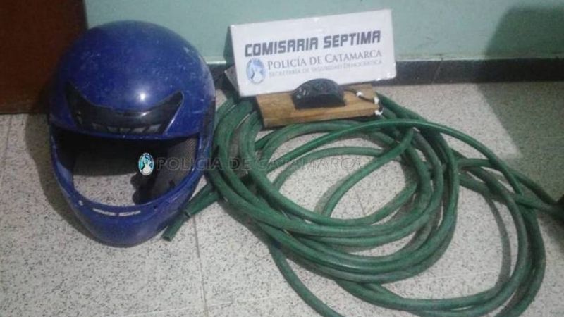 Dos menores robaron herramientas y las ofrecían a la venta