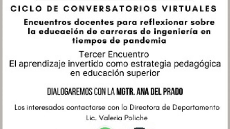 Ciclo de Conversatorios Virtuales