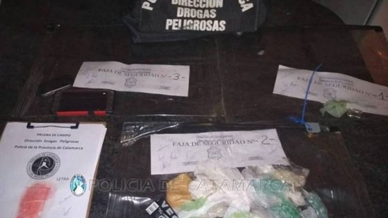 Secuestran un kilo de marihuana en Recreo