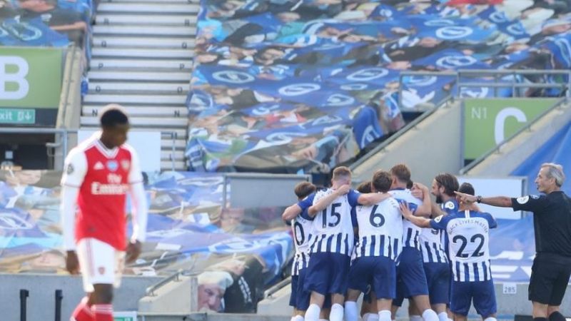 Alex Mac Allister fue decisivo en el triunfo del Brignton