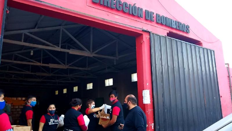 El Movimiento Evita celebró el día de la bandera con solidaridad