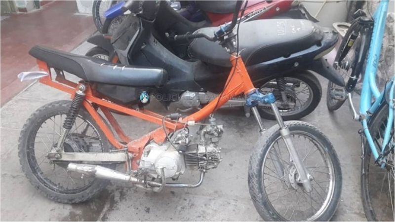 Secuestran una moto