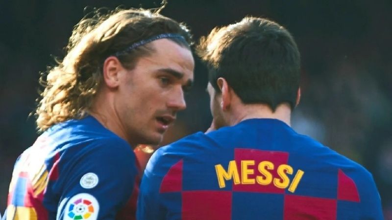 Messi y Griezmann casi se van "a las manos"