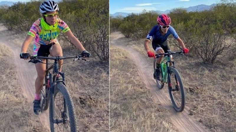 Camila Jais y Juan Cruz Leiva en las Sendas de Artaza