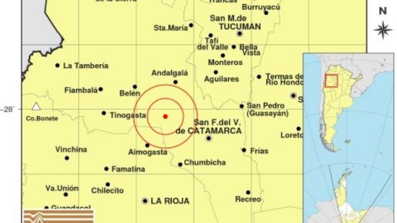 Fuerte temblor se sintió en el Oeste