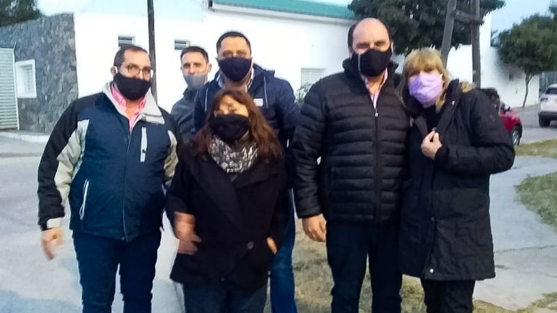 Los vecinos del barrio CGT, con flamante iluminación