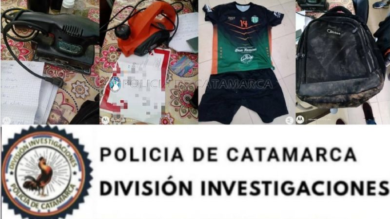 Secuestran herramientas robadas en Valle Viejo