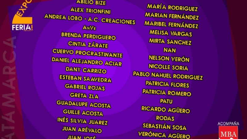 Feria Virtual “Epicentro de las Artes” catamarqueñas