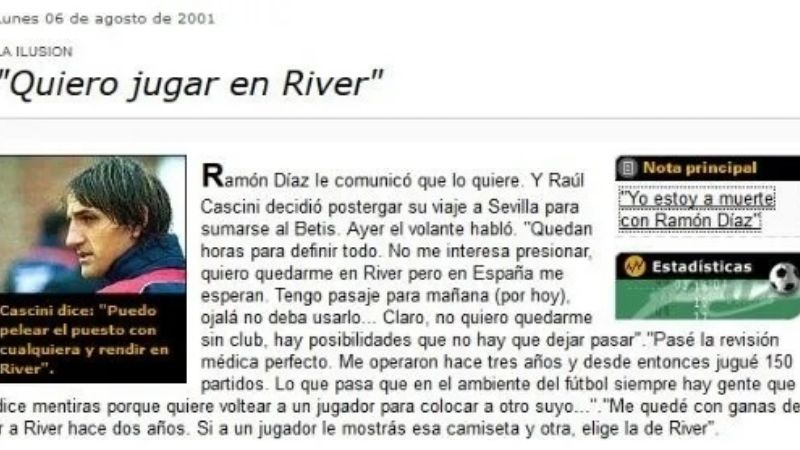 Cascini trató de "ex jugador a Tévez" y...¿volvió el "cabaret"?