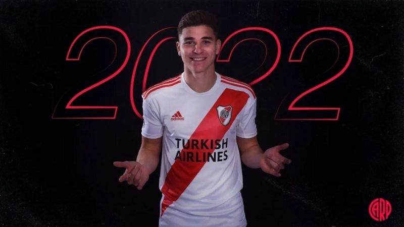 Julián Álvarez hasta 2022 y cláusula de € 25 millones