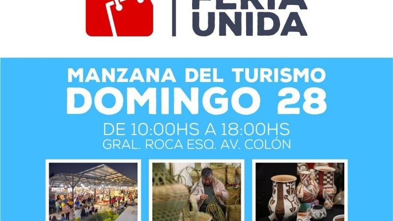 Artesanos, productores y emprendedores reunidos en la “Feria Unida”