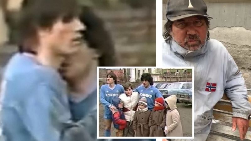 Fue campeón con Maradona en Nápoli y hoy es indigente