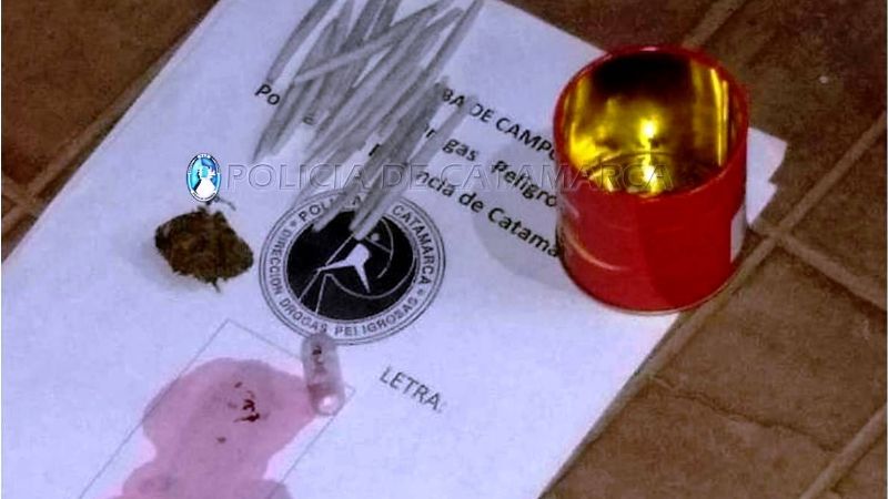 Secuestran 7 gr. de marihuana y 15 porros