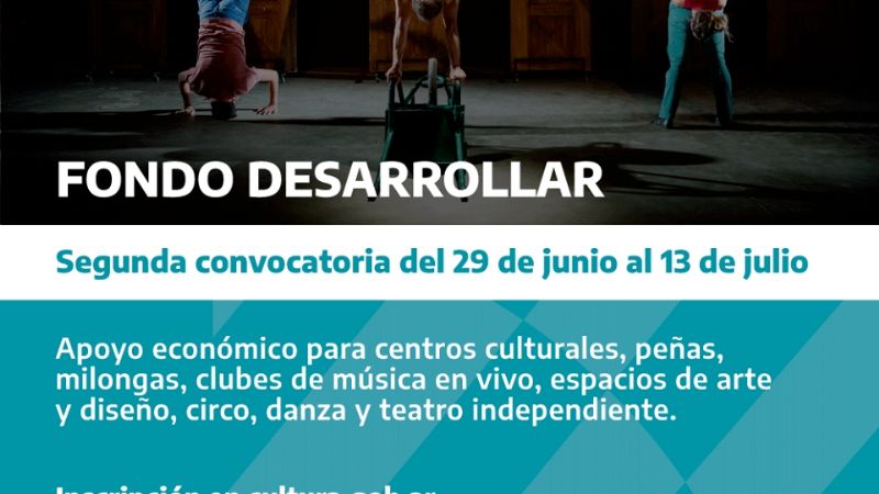 Se lanzó la segunda convocatoria del Fondo Desarrollar para espacios culturales