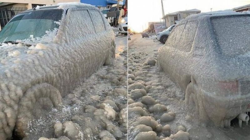 Frío extremo en Tierra del Fuego: la sensación térmica llegó a -20°