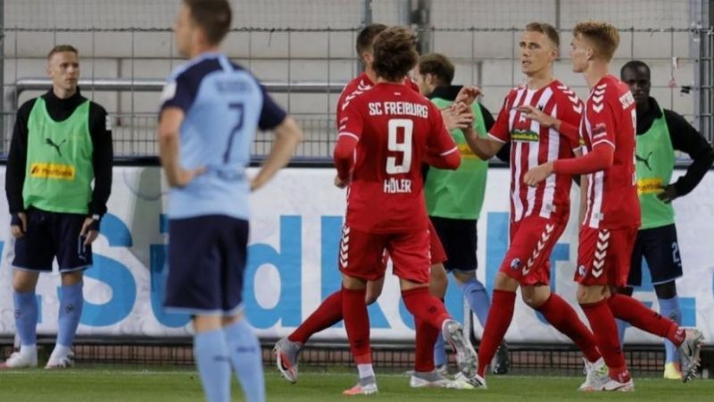 El Gladbach perdió con Friburgo al abrirse la 30ma. fecha alemana