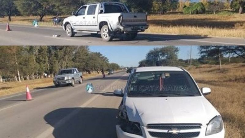 Participó de un múltiple choque y escapó del lugar