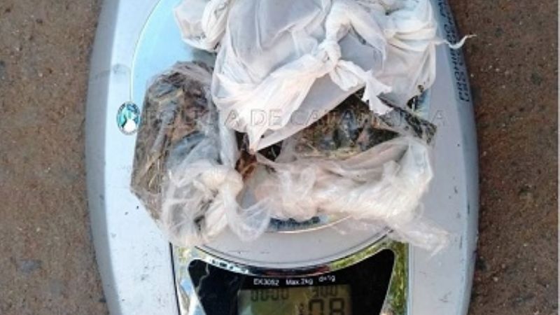 Fueron detenidos cuando hacían delivery de marihuana