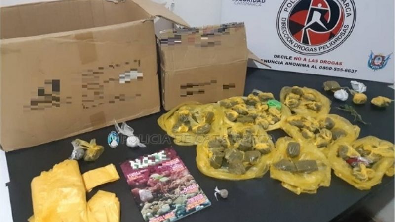 Fueron detenidos cuando hacían delivery de marihuana