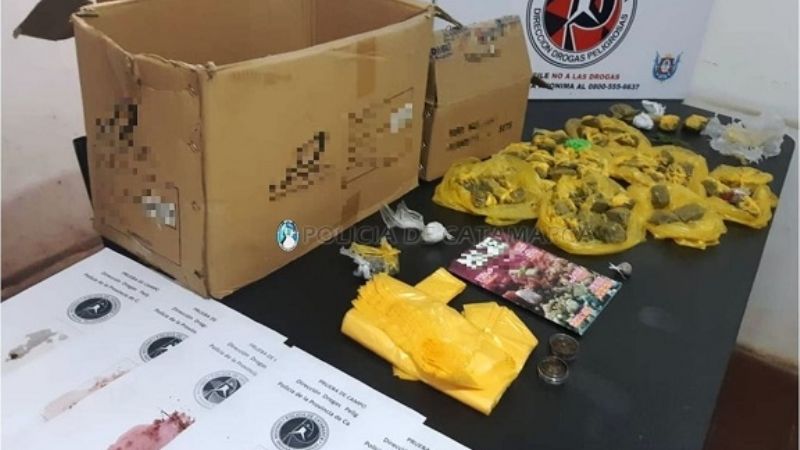 Fueron detenidos cuando hacían delivery de marihuana