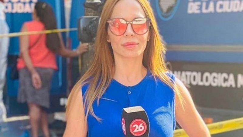 Intentaron acuchillar a una periodista de Canal 26 frente a su hija