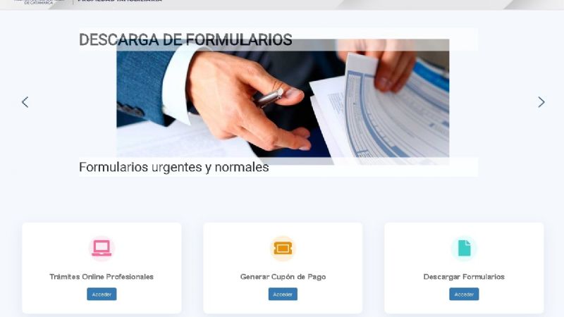Nueva página del Registro General de la Propiedad Inmobiliaria