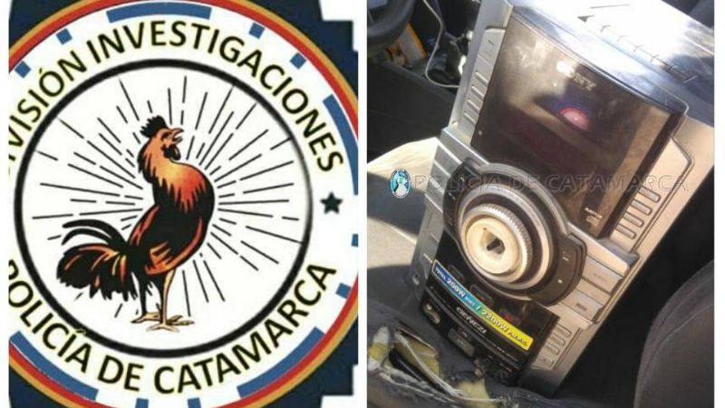 Le robaron un equipo de música y lo encontraron en la casa de un vecino