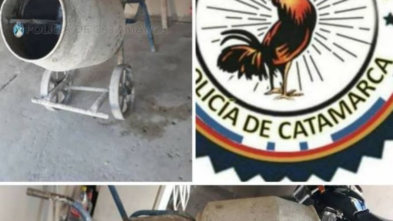 En Valle Viejo recuperan una hormigonera robada en la Capital