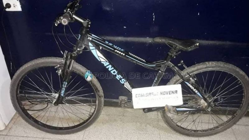 Demoran a un menor por robarle la bicicleta a un niño
