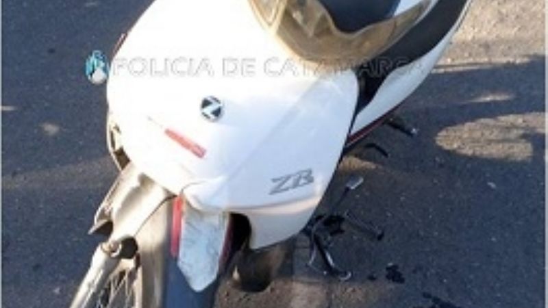 Chocó contra una camioneta