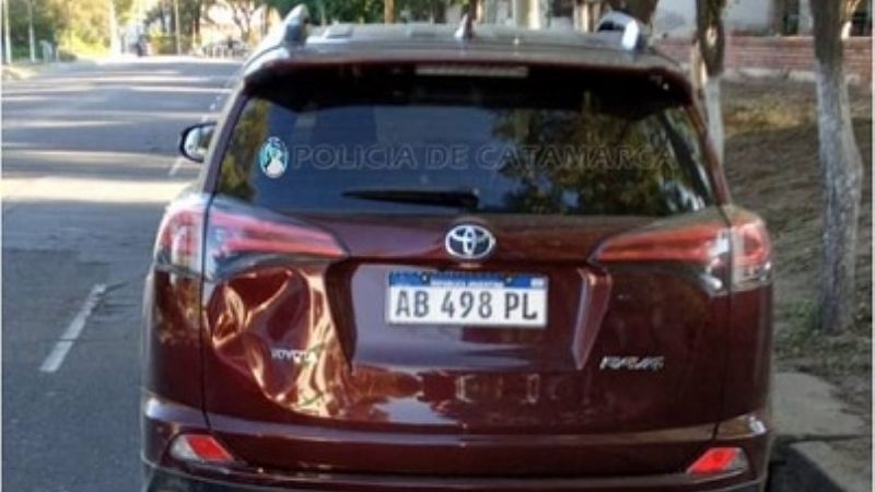 Chocó contra una camioneta
