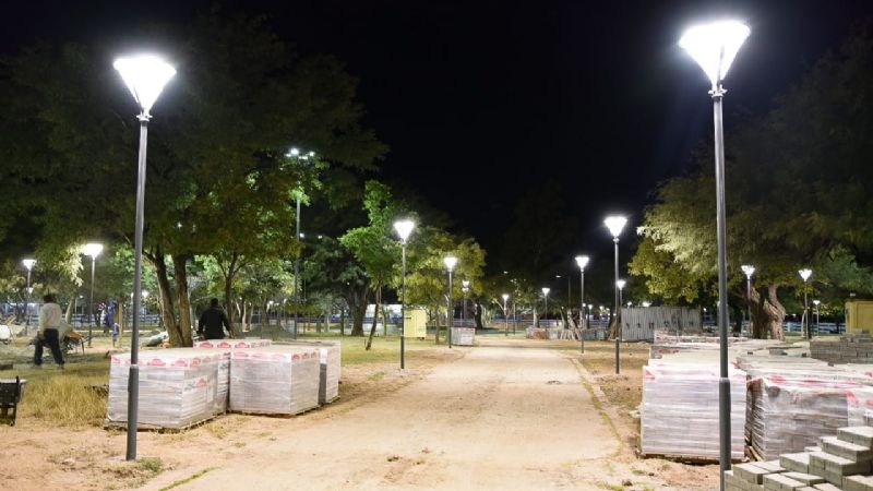 La plaza de Choya avanza en su puesta en valor y recuperación