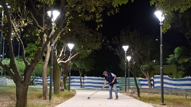 La plaza de Choya avanza en su puesta en valor y recuperación