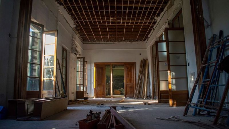 Obras en Casa de Gobierno por problemas estructurales