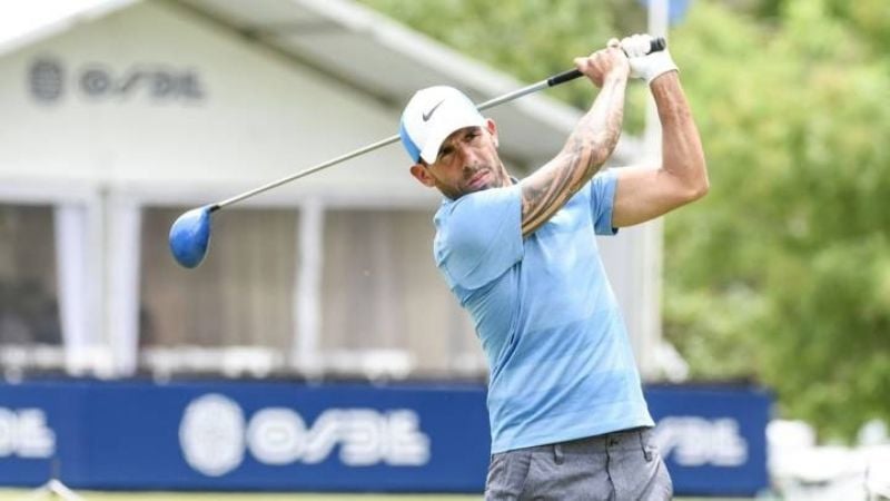 Tevez fue a jugar golf a Tandil, pero no lo dejaron