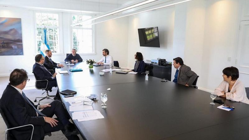 Fernández se reunió con el Gabinete económico y analizaron medidas por la pandemia