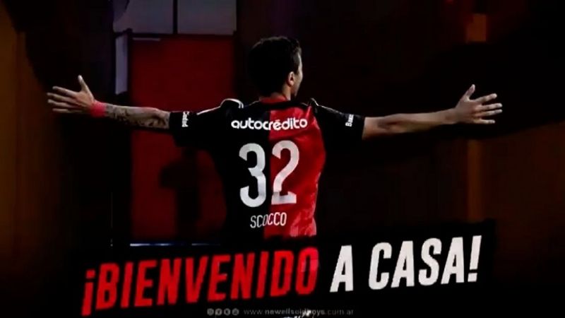 Por cuarta vez, Scocco volvió a Newell´s