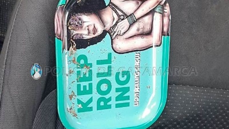 Secuestran 4 gr. de marihuana en el puesto caminero Las Rejas