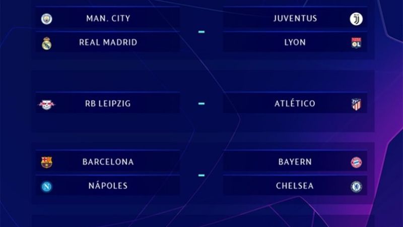 Están los calendarios de la Champions y a Europa League