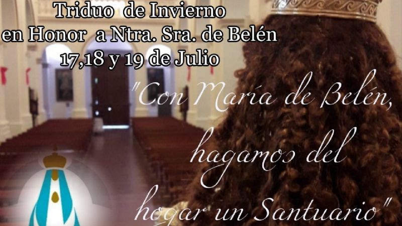 Triduo en honor de la Virgen de Belén