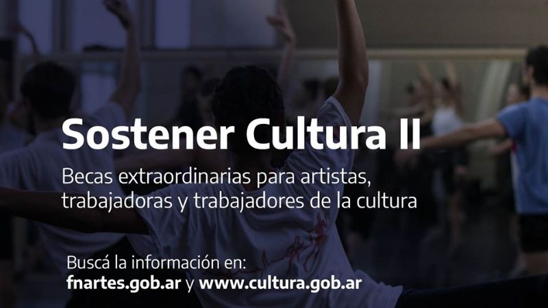 Becas Sostener Cultura II: inscripciones del 13 al 17 de julio